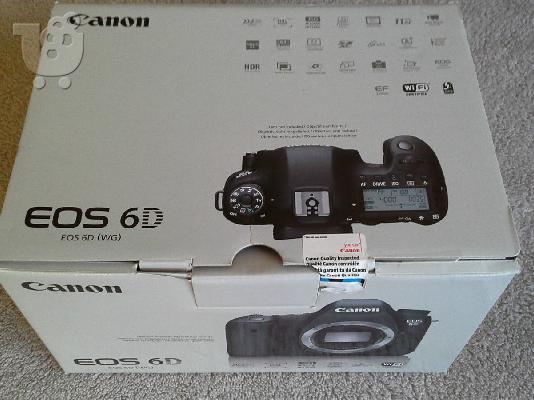 PoulaTo: Canon EOS 6D 20MP DSLR φωτογραφική μηχανή (W / 24-105mm IS